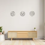 Metal Flower Bloom 1 (Set of 3)