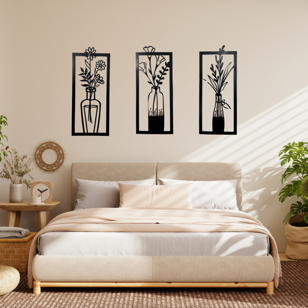 1 Hanging Flower Pots (Set of 3) - Image 1